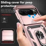 For Google Pixel 9 Pro Sliding Camshield Holder Phone Case(Rose Gold)