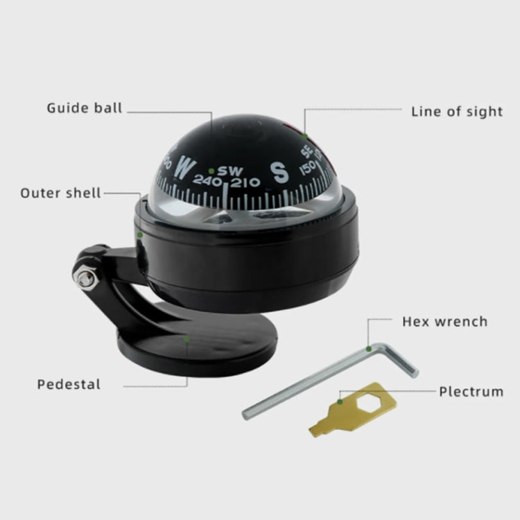 Nisa LC500 Car Compass Ball Car Decoration