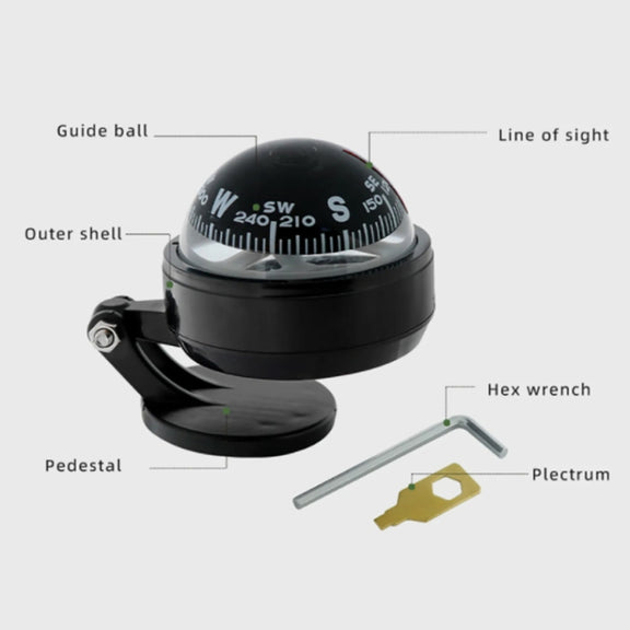 Nisa LC500 Car Compass Ball Car Decoration