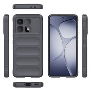 For Redmi K70 Ultra Global Magic Shield TPU + Flannel Phone Case(Dark Grey)