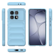 For Redmi K70 Ultra Global Magic Shield TPU + Flannel Phone Case(Light Blue)