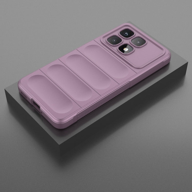 For Redmi K70 Ultra Global Magic Shield TPU + Flannel Phone Case(Purple)
