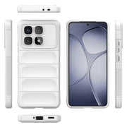 For Redmi K70 Ultra Global Magic Shield TPU + Flannel Phone Case(White)