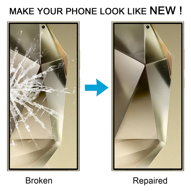 For Samsung Galaxy S24 Ultra SM-S928B Front Screen Outer Glass Lens with OCA Optically Clear Adhesive