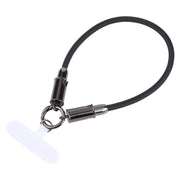 USB-C / Type-C to Type-C Data Cable Phone Anti-lost Short Lanyard, Length: 30cm(Black Braid)