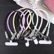 USB-C / Type-C to Type-C Data Cable Phone Anti-lost Short Lanyard, Length: 30cm(Green Braid)