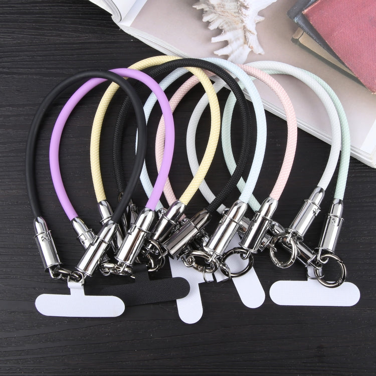 USB-C / Type-C to Type-C Data Cable Phone Anti-lost Short Lanyard, Length: 30cm(Green Braid)