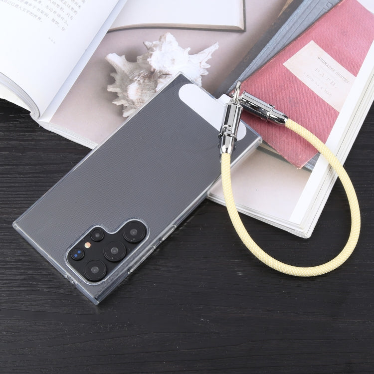 USB-C / Type-C to Type-C Data Cable Phone Anti-lost Short Lanyard, Length: 30cm(Black Braid)