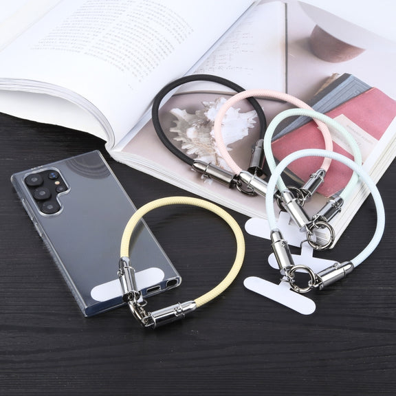 USB-C / Type-C to Type-C Data Cable Phone Anti-lost Short Lanyard, Length: 30cm(Green Braid)