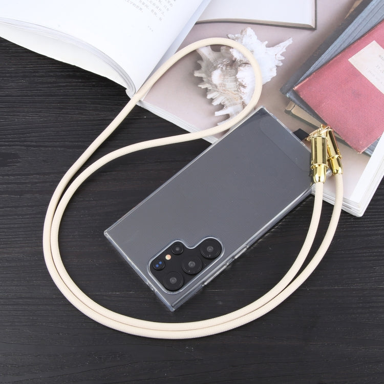 Type-C to 8 Pin Braid Data Cable Phone Anti-lost Crossbody Lanyard, Length: 1.2m(Black)