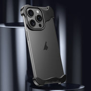 For iPhone 14 Pro Aromatherapy Alloy Frameless Phone Case(Black)