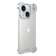 For iPhone 15 Plus Aromatherapy Alloy Frameless Phone Case(Silver) - iPhone 15 Plus Cases by PMC TechLife | Online Shopping South Africa | PMC TechLife | Buy Now Pay Later Mobicred