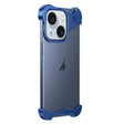 For iPhone 15 Plus Aromatherapy Alloy Frameless Phone Case(Blue) - iPhone 15 Plus Cases by PMC TechLife | Online Shopping South Africa | PMC TechLife | Buy Now Pay Later Mobicred