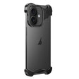 For iPhone 16 Aromatherapy Alloy Frameless Phone Case(Black) - iPhone 16 Cases by PMC Jewellery | Online Shopping South Africa | PMC Jewellery | Buy Now Pay Later Mobicred