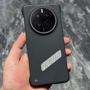 For Huawei Mate 50 Carbon Fiber Frameless Cooling Phone Case(Silver)