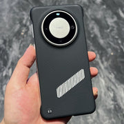 For Huawei Mate 60 Carbon Fiber Frameless Cooling Phone Case(Silver)