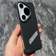 For Huawei Pura 70 Pro+ Carbon Fiber Frameless Cooling Phone Case(Silver)