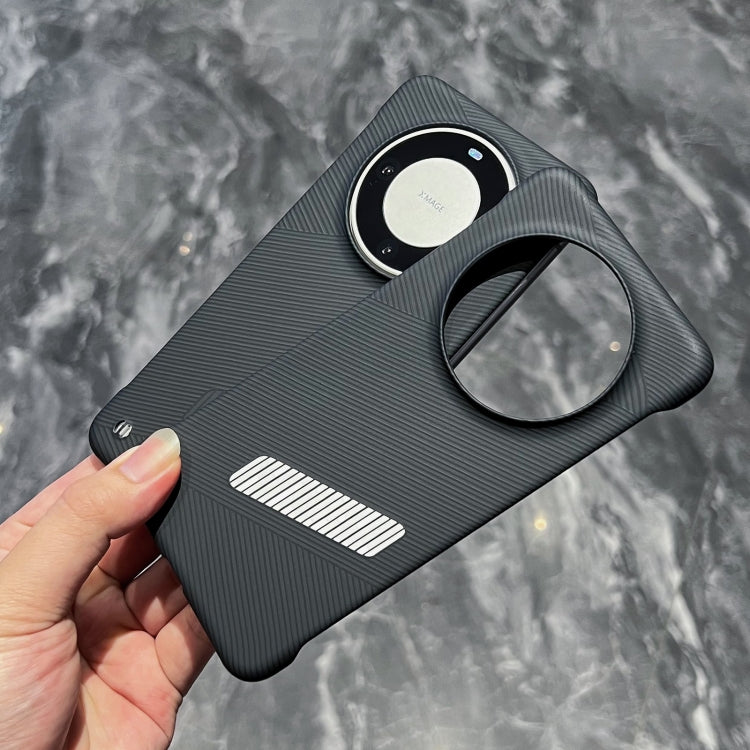 For Huawei Mate 60 Carbon Fiber Frameless Cooling Phone Case(Blue)