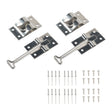2pcs / Set Vans / RVs / Trucks 4 inch Stainless Steel Door Hook with Screws(Silver) - Booster Cable & Clip by PMC TechLife | Online Shopping South Africa | PMC TechLife | Buy Now Pay Later Mobicred