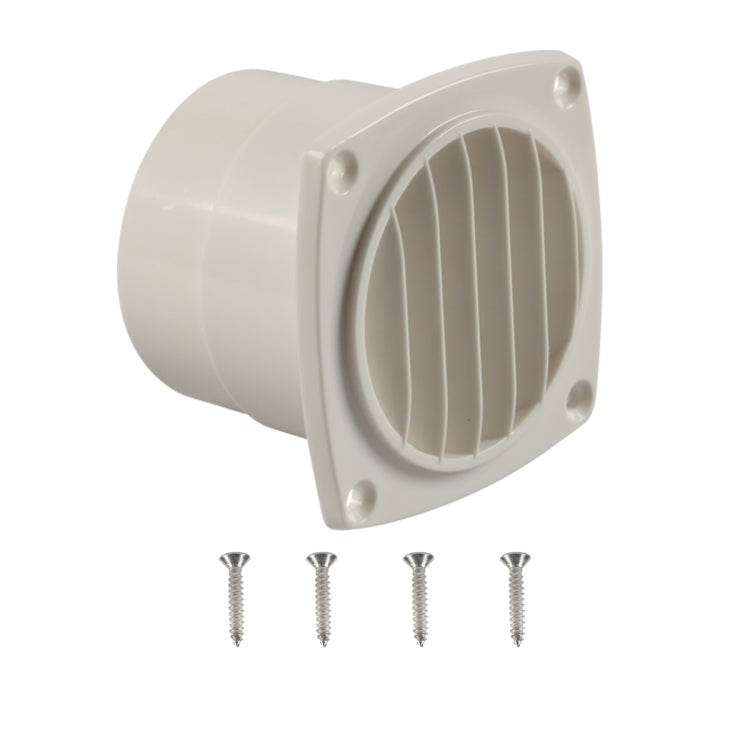 Yacht / RV 93.5mm Louvered Vents with Screws(White)