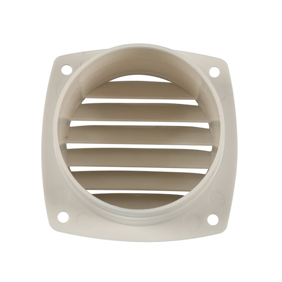 Yacht / RV 93.5mm Louvered Vents with Screws(White)