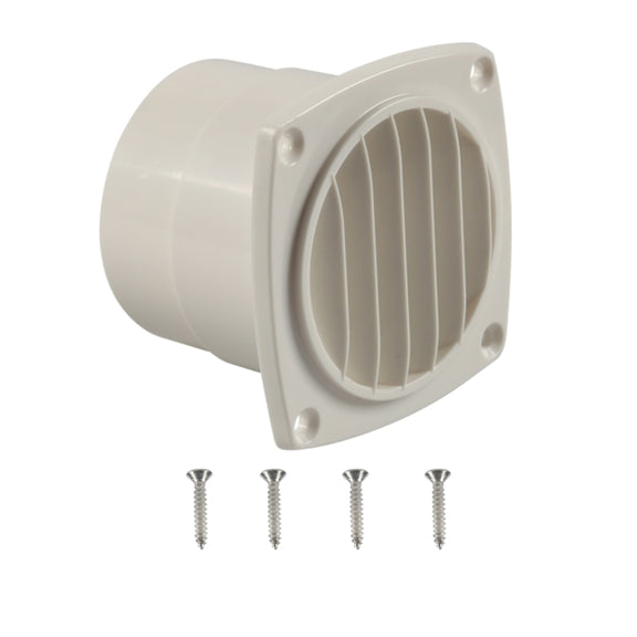 Yacht / RV 93.5mm Louvered Vents with Screws(White)
