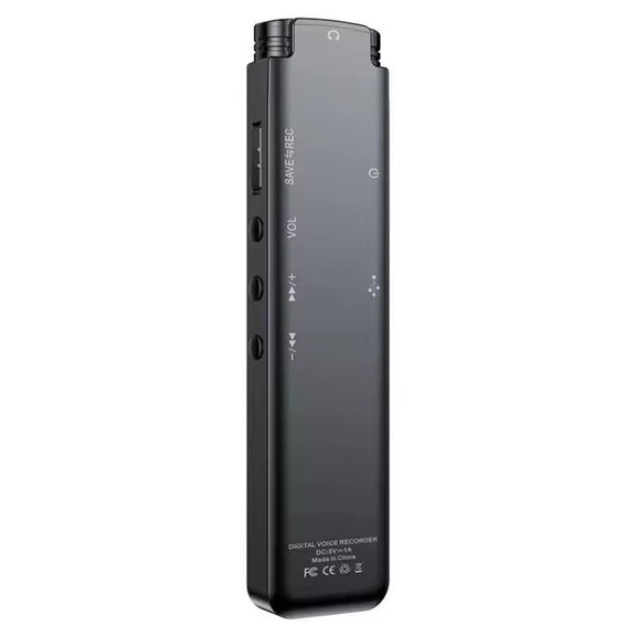H22 Smart Color Screen Noise Reduction Voice Recorder, Capacity:8GB(Black)