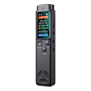 H22 Smart Color Screen Noise Reduction Voice Recorder, Capacity:64GB(Black)