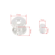 27pcs / Set RV / Yacht Pleated Shade Accessories Pull Cord Double Wheel Plug Spring(White)