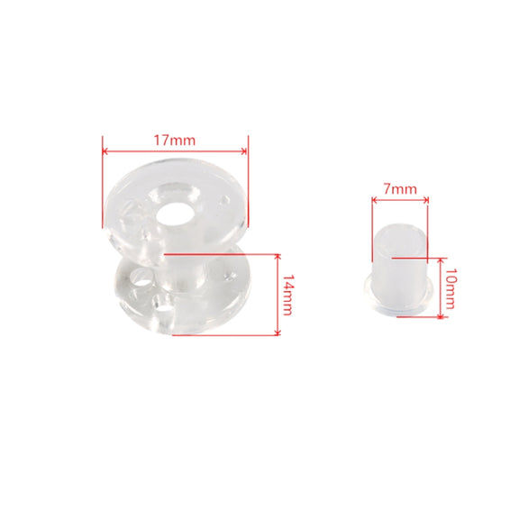27pcs / Set RV / Yacht Pleated Shade Accessories Pull Cord Double Wheel Plug Spring(White)