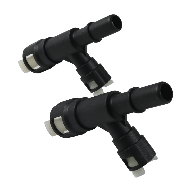 2pcs / Set For Cadillac Car Heater Hose Connector 15055343(Black)