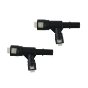 2pcs / Set For Cadillac Car Heater Hose Connector 15055343(Black)