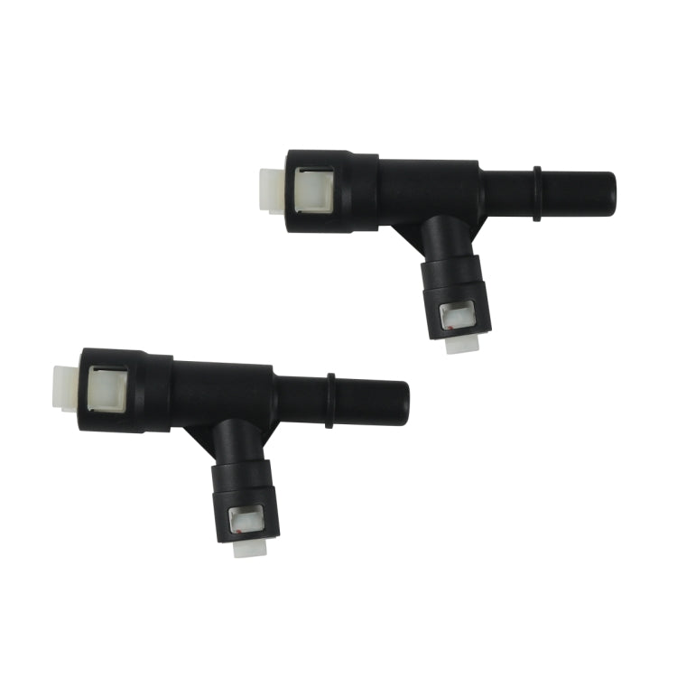 2pcs / Set For Cadillac Car Heater Hose Connector 15055343(Black)