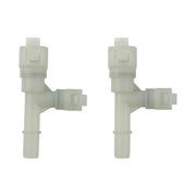 2pcs / Set For Cadillac Car Heater Hose Connector 15055343(White)