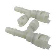 2pcs / Set For Cadillac Car Heater Hose Connector 15055343(White)