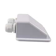 RV Sealed Water-resistant Solar Double Cable Entry Gland Box(White)