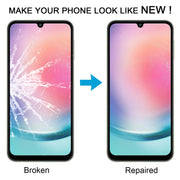 For Samsung Galaxy A24 4G SM-A245F 10pcs Front Screen Outer Glass Lens with OCA Optically Clear Adhesive