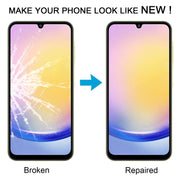 For Samsung Galaxy A25 5G SM-A256B 10pcs Front Screen Outer Glass Lens with OCA Optically Clear Adhesive