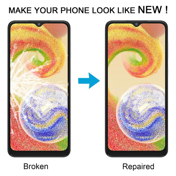 For Samsung Galaxy A04 SM-A045F 10pcs Front Screen Outer Glass Lens with OCA Optically Clear Adhesive