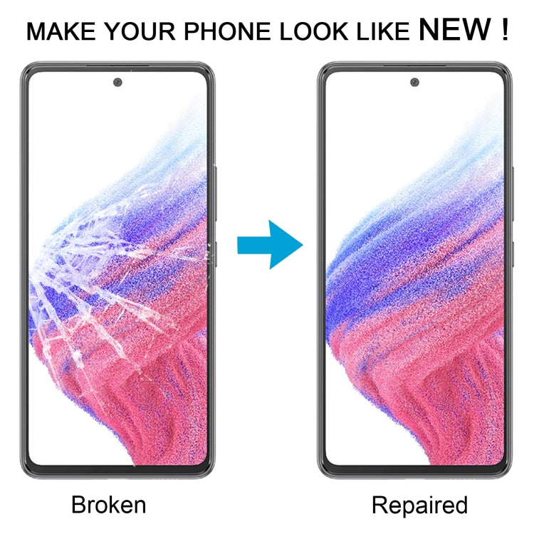 For Samsung Galaxy A53 5G SM-A536B 10pcs Front Screen Outer Glass Lens with OCA Optically Clear Adhesive