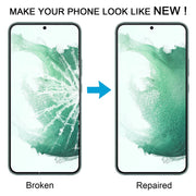 For Samsung Galaxy S22+ SM-S906B 10pcs Front Screen Outer Glass Lens with OCA Optically Clear Adhesive
