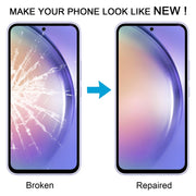 For Samsung Galaxy A54 SM-A546B 10pcs Front Screen Outer Glass Lens with OCA Optically Clear Adhesive