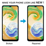 For Samsung Galaxy A04s SM-A047F 10pcs Front Screen Outer Glass Lens with OCA Optically Clear Adhesive