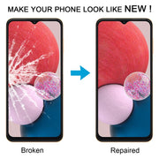 For Samsung Galaxy A13 4G SM-A135F 10pcs Front Screen Outer Glass Lens with OCA Optically Clear Adhesive