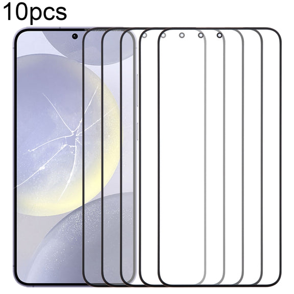 For Samsung Galaxy S24+ SM-S926B 10pcs Front Screen Outer Glass Lens with OCA Optically Clear Adhesive