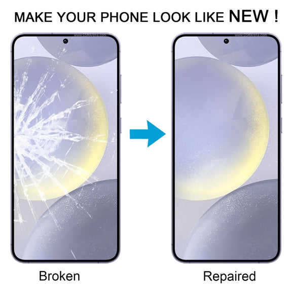 For Samsung Galaxy S24+ SM-S926B 10pcs Front Screen Outer Glass Lens with OCA Optically Clear Adhesive