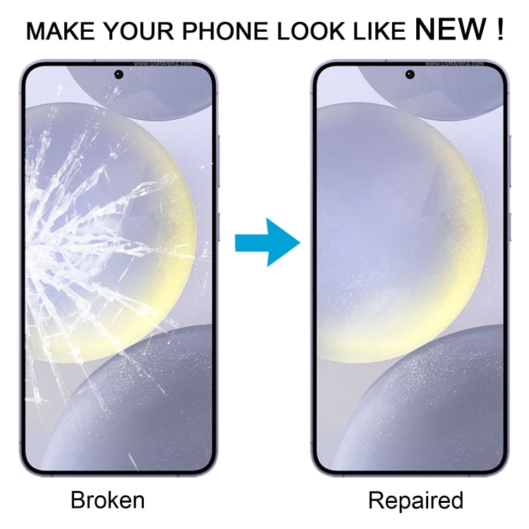 For Samsung Galaxy S24+ SM-S926B 10pcs Front Screen Outer Glass Lens with OCA Optically Clear Adhesive