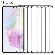 For Samsung Galaxy A35 SM-A356B 10pcs Front Screen Outer Glass Lens with OCA Optically Clear Adhesive