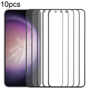For Samsung Galaxy S23 SM-S911B 10pcs Front Screen Outer Glass Lens with OCA Optically Clear Adhesive