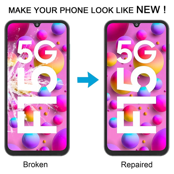 For Samsung Galaxy F15 SM-E156B 10pcs Front Screen Outer Glass Lens with OCA Optically Clear Adhesive